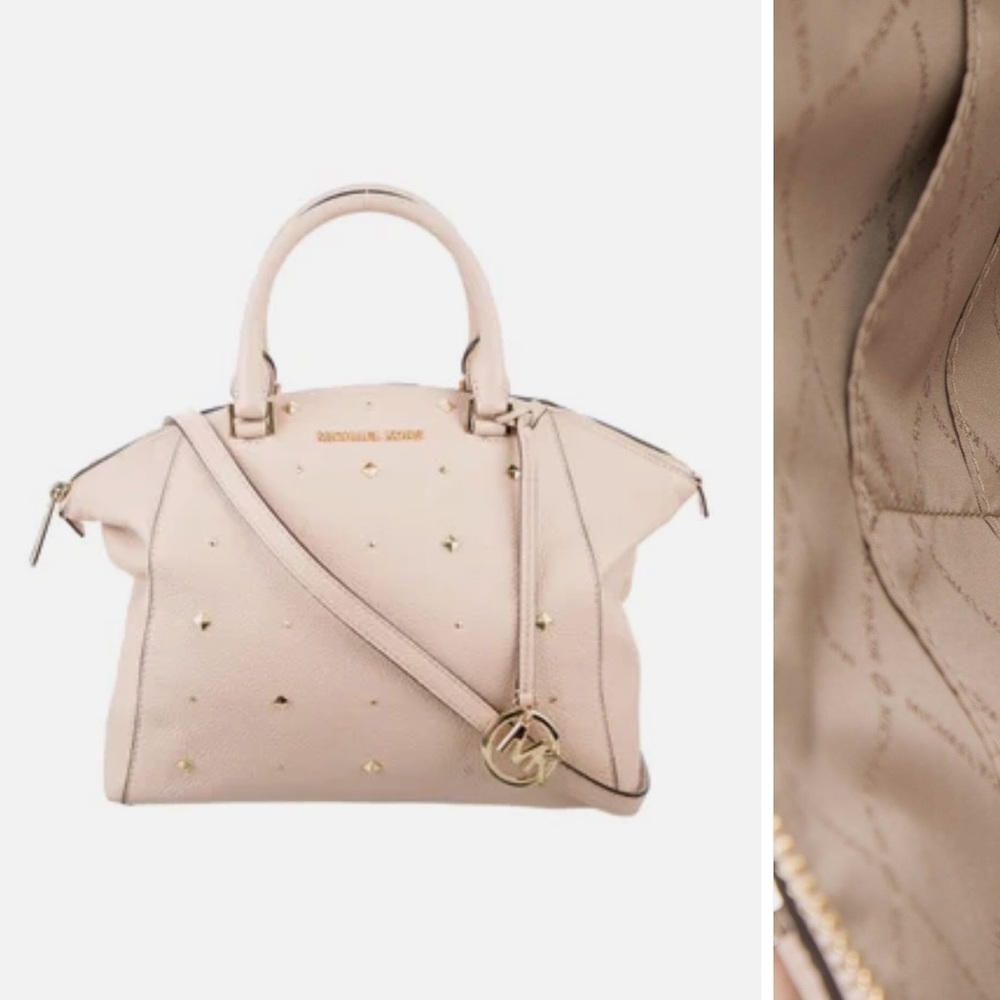 Michael Kors NWOT Riley Pink Studded Bag